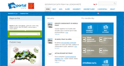 Desktop Screenshot of geoportalpraha.cz